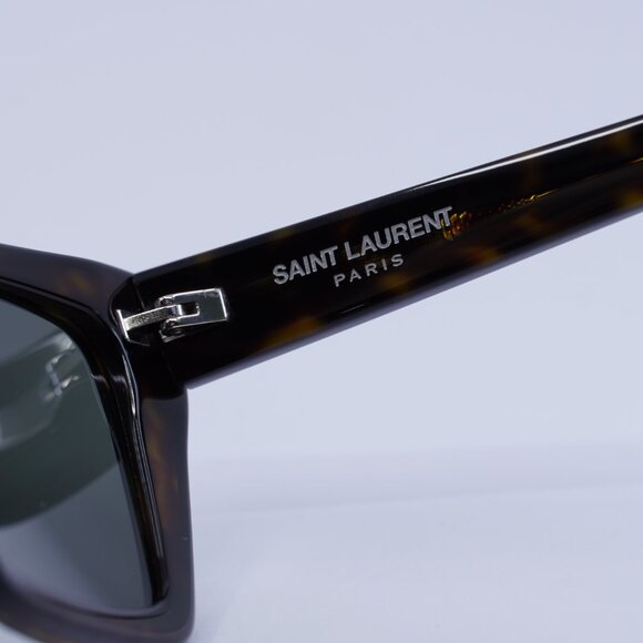 ?️New Saint Laurent SL276 MICA 002 Sunglasses - Dark Havana Frame, Grey Lenses